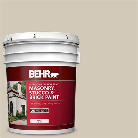 BEHR 5 Gal 750C 3 Sandstone Cliff Flat Interior Exterior Masonry