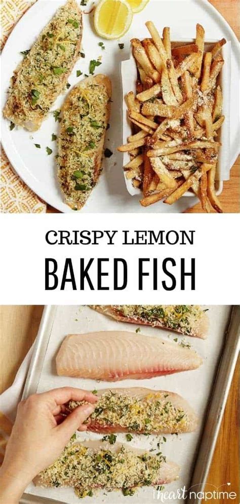 Crispy Lemon Baked Fish Recipe