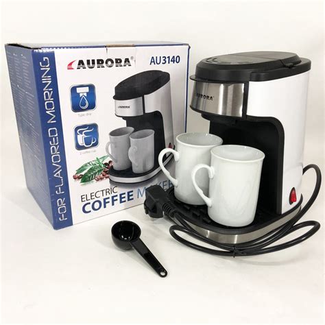 Кофеварка капельная AURORA AU-3140, домашняя кофеварка, маленькая ...