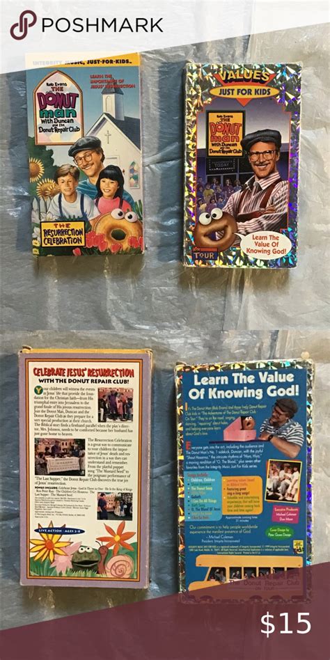 christian vhs lot donut man   resurrection celebration