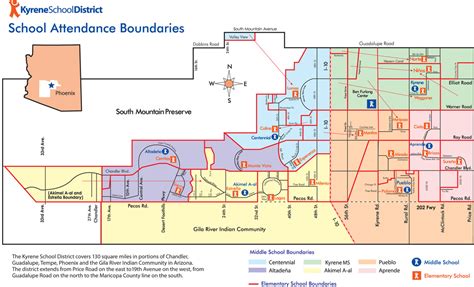 Kyrene School District Boundary Map | Troy Erickson Realtor