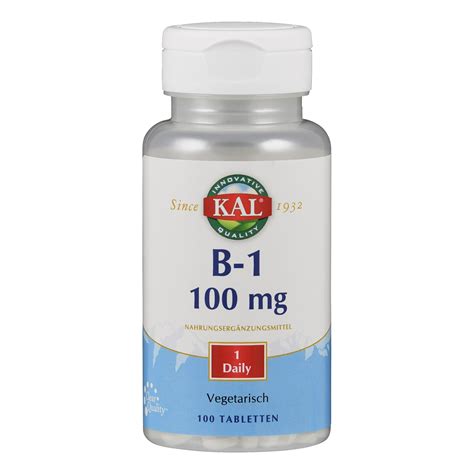 Supplementa Vitamin B1 Thiamin 100 Mg Tabletten Deine Apotheke