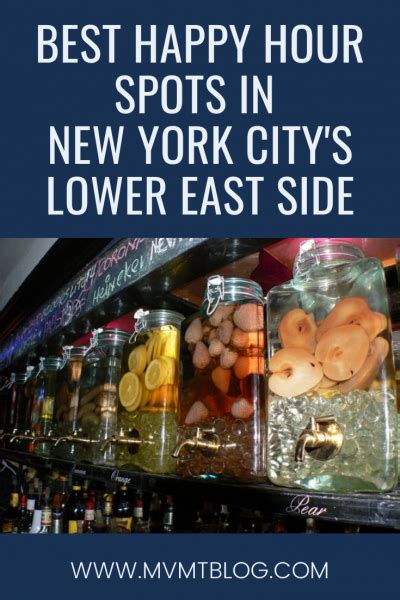 Best Happy Hour Spots in NYC's Lower East Side - MVMT Blog