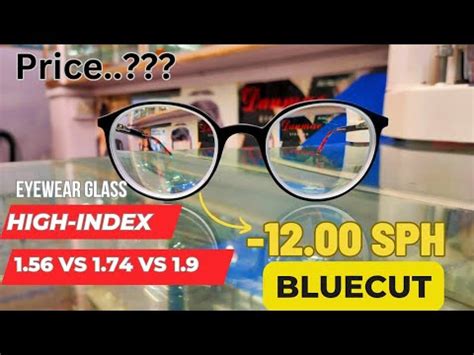 High Index Lenses 1 67 Vs 1 74 Index High Myopia Eyeglasses High