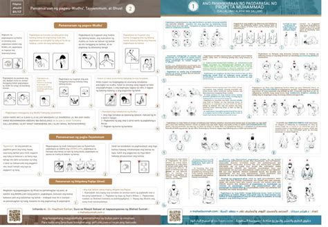 Ang Pamamaraan Ng Salah Pagdarasal Wudhu Paghuhugas Al Ghusl