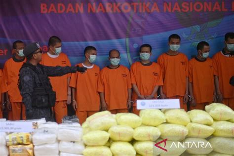 BNN Musnahkan Barang Bukti Dari 13 Kasus Narkotika ANTARA News