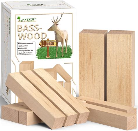 Amazon Pack Basswood Carving Blocks Kit Carving Wood Basswood