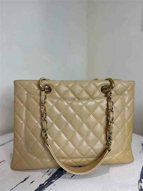 Chanel Gst Beige Ghw Series 17652624 Luxury Bags And Wallets On Carousell