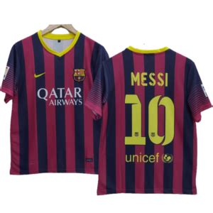 Messi Barcelona 2013 14 Home Jersey Cyberried Store