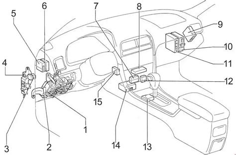 96 01 Lexus Es 300 Xv20 Fuse Box Diagram