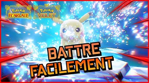 Battre FACILEMENT en SOLO PIKACHU TERARAID 7 dans Pokémon ECARLATE et