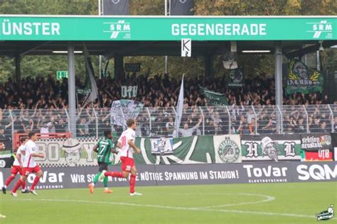 Fotos Galerie Gästefans SC Preußen Münster VfB Lübeck 23 09