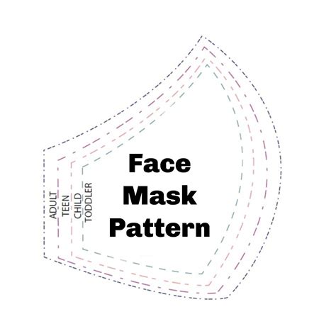 Face Mask Pattern Printable