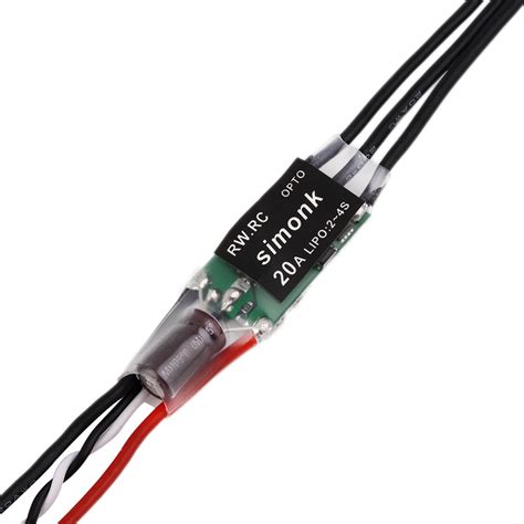 4Pcs RW RC SimonK Mini 20A OPTO 2 4S Brushless ESC Electronic Speed