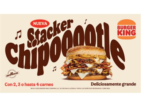 Burger King presenta la nueva Stacker Chipotle tan grande que retarás