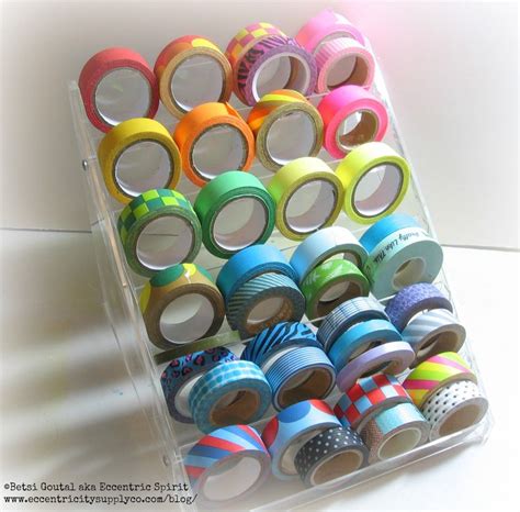 Storage Solution For Washi Deco Tape Washi Tape Storage Sewing Room