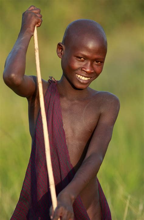 Captivating Portrait Of A Suri Boy In Ethiopia