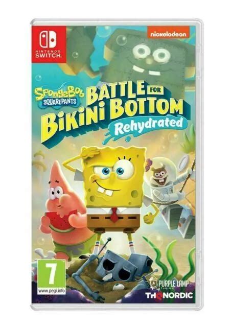 SPONGEBOB SQUAREPANTS BATTLE For Bikini Bottom Rehydrated Nintendo