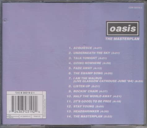 Cd Oasis The Masterplan 55710515