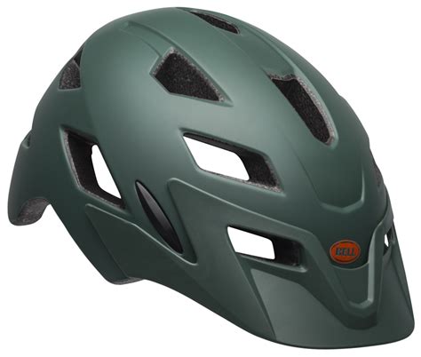 Kask dziecięcy BELL SIDETRACK matte dark green orange roz Uniwersalny