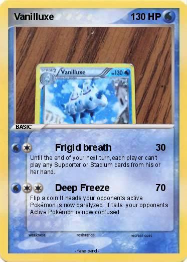 Pokémon Vanilluxe 38 38 - Frigid breath - My Pokemon Card