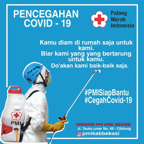 PMI Mengajak Masyarakat Kabupaten Bekasi Memutus Rantai Penyebaran