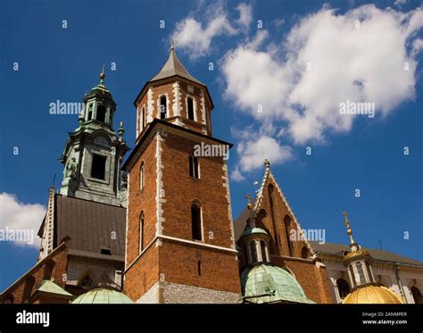 Poland Krakow Sigismund S Catherdral And Chapel As Part Of Royal