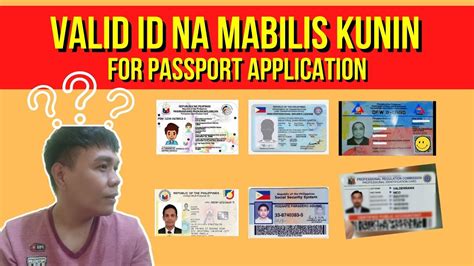 Valid Id Na Mabilis Makuha Ngayong 2023 Para Sa Inyong Passport