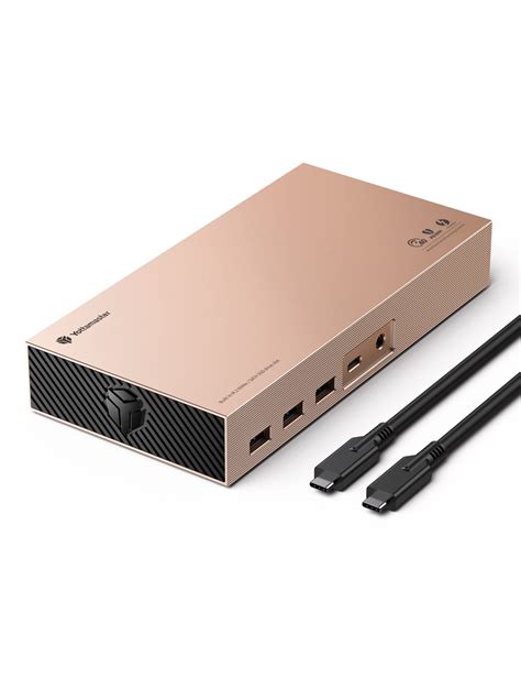 Yottamaster Thunderbolt 3 Dock With NVMe SATA Enclosure Thunderbolt 3