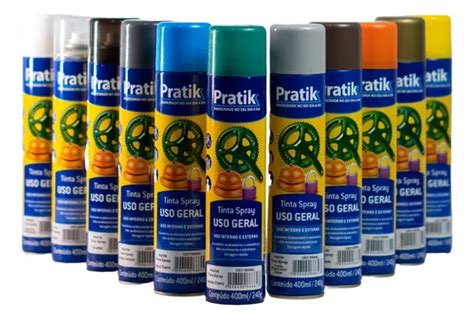 Tinta Spray 400 Ml Pratik Várias Cores Ofertaaaa MercadoLivre