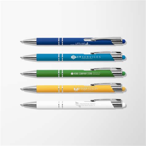 Stylo Stylet Soft Touch Paragon Grav Publicitaire Pens