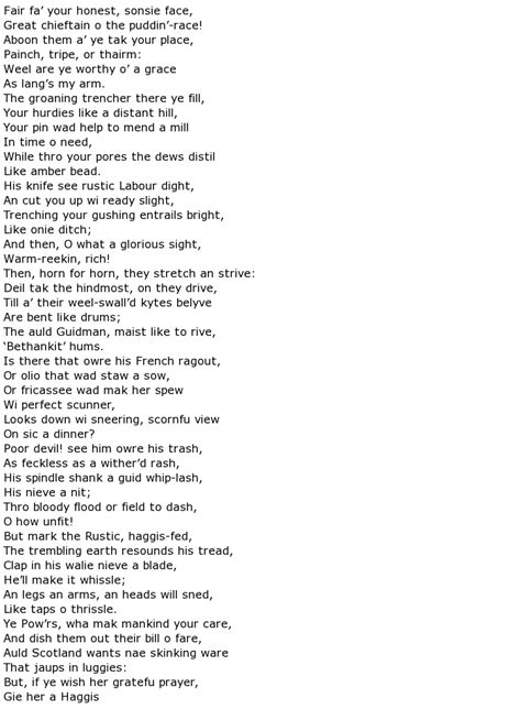 Robert Burns Poems > My poetic side