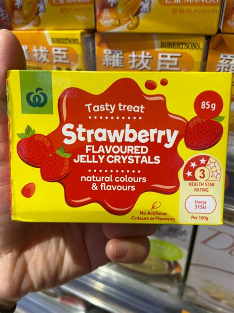 Tasty Treat Strawberry Flavoured Jelly Crystals Source