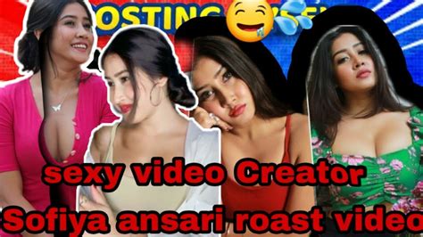 Sexy Girl Sofiya Ansari Roast Video Sofiyaansari Youtube