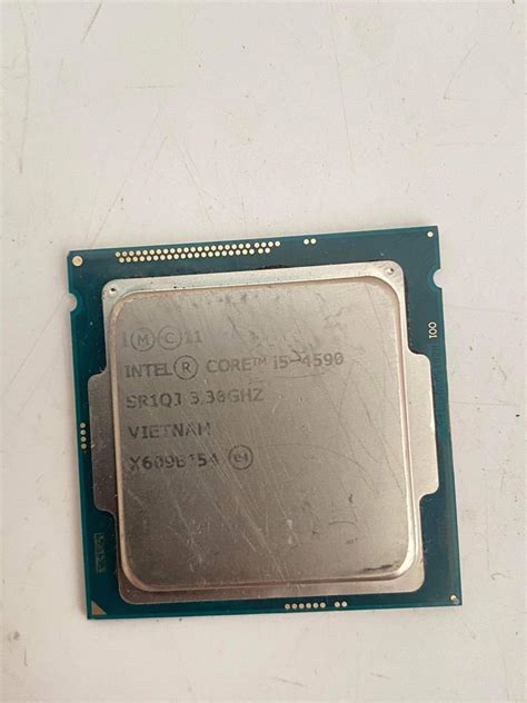 【目立った傷や汚れなし】動作ok Intel インテル Cpu Core I5 4590 Sr1qj 330ghz 03の落札情報詳細