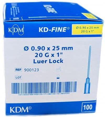 Drobne akcesoria medyczne Kd Medical Fine Igły Iniekcyjne 20G 0 90X25Mm