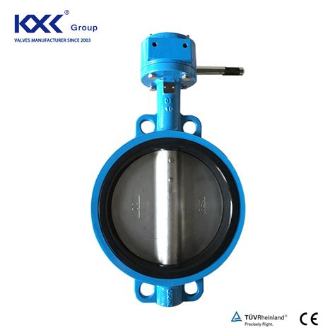 Pn Dn Inch Wafer Valvula Butterfly Valve With Handles Worm Gear