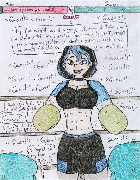 Boxing You Vs Gwen By Jose Ramiro On Deviantart