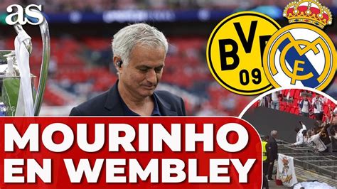 MOURINHO En WEMBLEY Para Ver La FINAL De La CHAMPIONS DORTMUND Vs