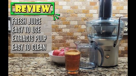 Breville Juice Fountain Compact Juicer Product Review Youtube