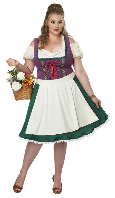 Bavarian Beer Maid Plus Costume