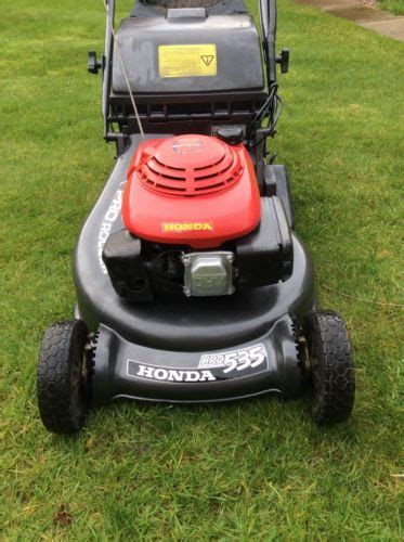 Honda Hrd535 Qxe Self Propelled Roller Mower Lawnmowers Shop