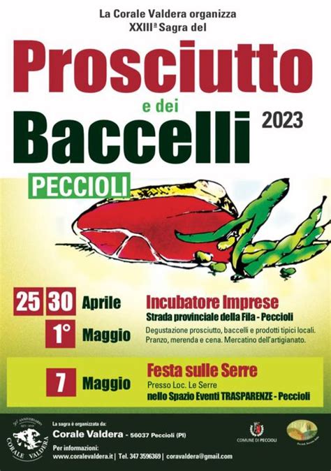 Sagra Del Prosciutto E Baccelli Peccioli Terre Di Pisa