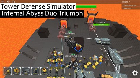 Infernal Abyss Duo Triumphtower Defense Simulator Youtube