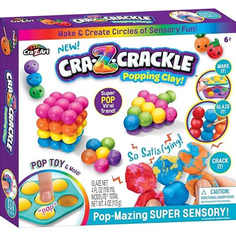 Cra Z Art Cra Z Crackle Clay Pop Mazing Super Sensory Activity Kit