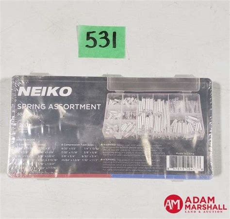 Neiko A Pc Spring Assortment Adam Marshall Land Auction Llc