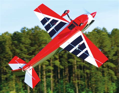 Extremeflight Rc Extra Ng Rot Silber Arf Kunstflugmodell