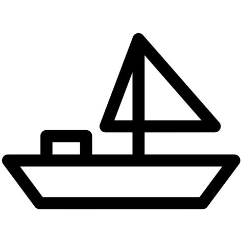 Sailboat Boat Sail Travel Ship Transportation 3 Vector Svg Icon Svg Repo