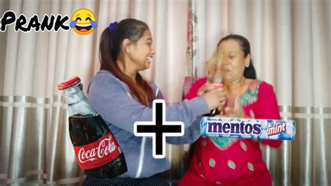 Cocacola Magic Prank On My Mom Funny Reaction Youtube