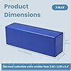 Amazon 3Pcs Blue Coin Slab Storage Box With Dust Cloth Compatible